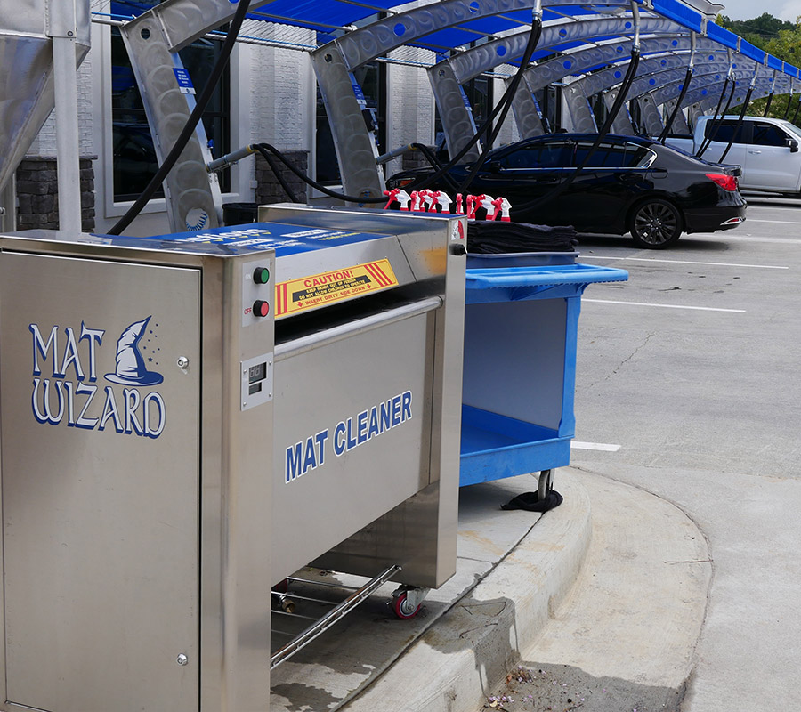 The Mat Wizard : Automatic Mat Cleaner For Car Washes